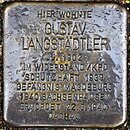 Staßfurt Ackerstraße 41 Stolperstein Gustav Langstädler