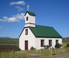 A church in the northwest of Iceland Stadarbakkakirkja.jpg