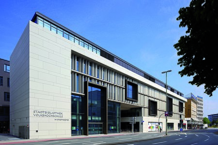 Stadtbibliothek Duisburg, Zentrale Aussenansicht