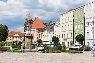 Eferding Place in Upper Austria, Austria