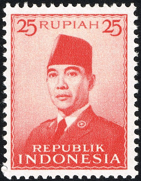 File:Stamp of Indonesia - 1951 - Colnect 236643 - President Sukarno.jpeg