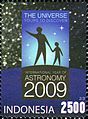 Prangko peringatan Tahun Astronomi Internasional 2009