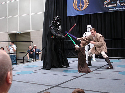 Star Wars Celebration IV - Jedi training versus Darth Vader! (4878887932)