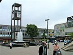 Clock Tower and surrounding raised pool