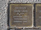 Stolperstein für Isaak Cahn