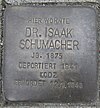 Stolperstein Richardstrasse 1 (Isaak Schumacher) Hamburg-Barmbek-Süd.jpg