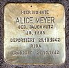 Stolperstein Trautenaustr 16 (Wilmd) Alice Meyer.jpg