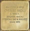 Stolperstein für Chaimas Basas (Kaunas).jpg