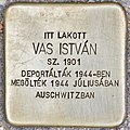 Struikelblok voor Istvan Vas - Vas Istvan (Szentendre) .jpg