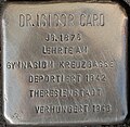 Stolperstein für Isidor Caro (Vogelsanger Straße 1)