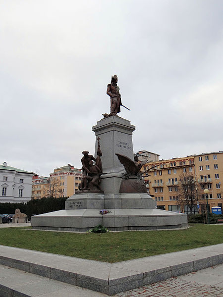 File:Tadeusz Kosciuszko monument in Warsaw - 02.jpg