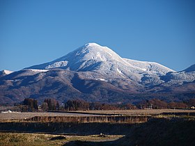 Mount Tateshina om vinteren.