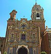 Templo de San Francisco Acatepec in Cholula de San Andrés