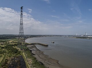 <span class="mw-page-title-main">400 kV Thames Crossing</span> Overhead power line crossing of the River Thames