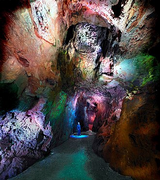 Great Masson cavern lead mining history displays The Great Masson Cavern.jpeg