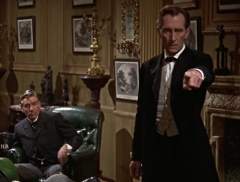 File:The Hound of the Baskervilles (1959) trailer - Holmes & Watson 3.png