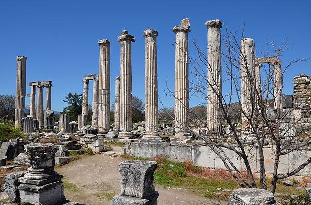 Ruins of the temple of Aphrodite at Aphrodisias