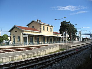 <span class="mw-page-title-main">Trikala railway station</span> Railway station in Trikala, Thessaly, Greece