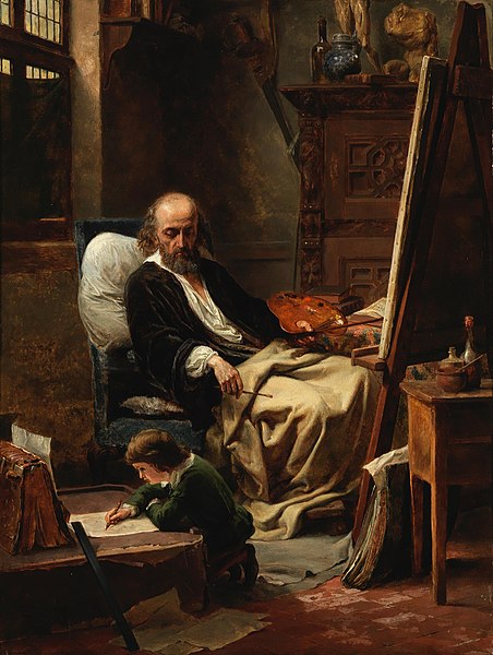 File:The young artist (1858), by Louis Haghe.jpg