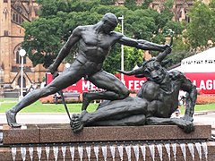 Theseus and Minotaur, Archibald Fountain.jpg