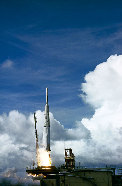 Explorer 6 on a Thor-Able III launch in August 1959