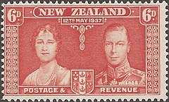 Commemorative stamp, issued in New Zealand.