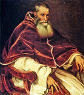 Portrait of Pope Paul III by Titian. c. 1543