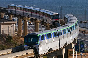 羽田空港第3ターミナル駅 - 新整備場駅間 （2021年1月）