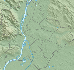 Mapa lokalizacyjna Budapesztu