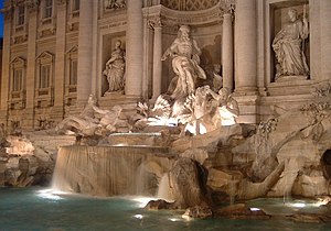 Trevi Fountain Night