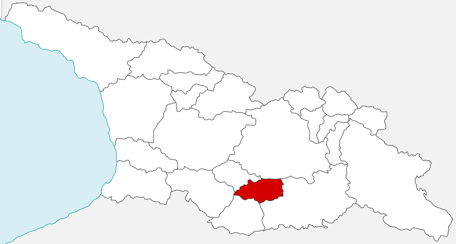 Цалкинский район грузии карта