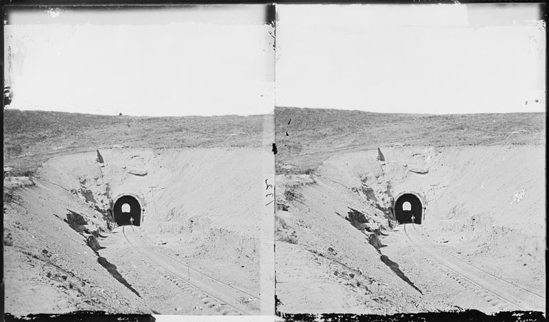 File:Tunnel number 2 at the head of Echo Canyon. Summit County, Utah. - NARA - 517342.jpg