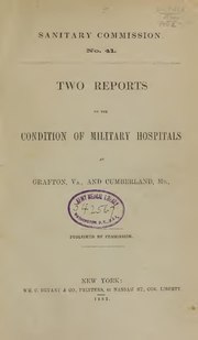 Thumbnail for File:Two reports on the condition of military hospitals at Grafton, Va., and Cumberland, Md (IA 101524725.nlm.nih.gov).pdf