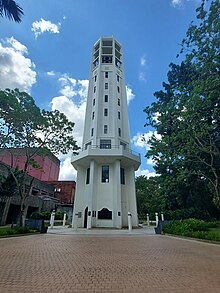 The Centennial Carillon Tower, located at the University of the Philippines Diliman. UPD Carillon 2023.jpg