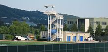 Coaching observation tower at practice fields UPMCSportsPerformanceComplex3.jpg