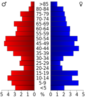 Bevolkingspiramide Meagher County