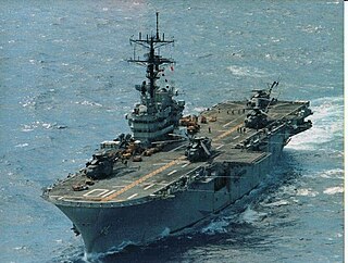 USS <i>Tripoli</i> (LPH-10) United States Navy amphibious assault ship