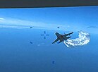 Von der US Air Force veröffentlichte Aufnahme zum Drohnenvorfall über dem Schwarzen Meer 2023 am 14. März 2023 KW 12 (ab 19. März 2023)