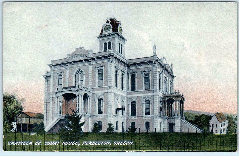 File:Umatilla County Courthouse, Pendleton, Oregon (1910s).jpg