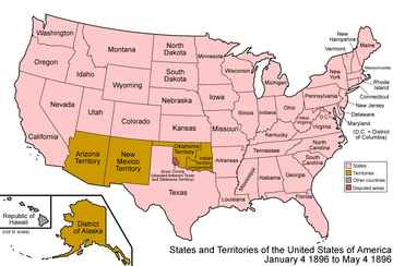 An enlargeable map of the United States after the admission of Utah to the Union on May 4 1896. United States 1896-01-1896-05.png