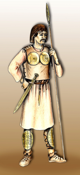 File:Urnfield culture warrior, Hungary, illustration.png