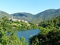 Panorama di Vagli Sotto, Toscana, Italia