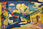 Vassily Kandinsky, 1908, Murnau, Dorfstrasse.jpg