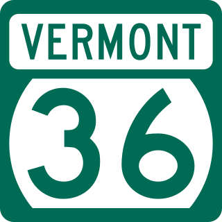 <span class="mw-page-title-main">Vermont Route 36</span> State highway in Franklin County, Vermont, US