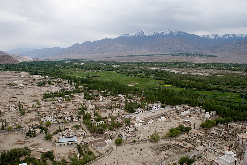 File:View from Thiksey Monastery in 2009 (1).jpg