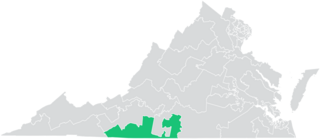 <span class="mw-page-title-main">Virginia's 20th Senate district</span> American legislative district