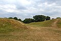 Western entrance to Cirencester Amphitheatre, Gloucestershire.