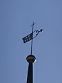 English: Weather vane on the church of Bittstädt, Thuringia, Germany