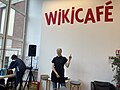 Le wikicafé : espace où la contribution s'est déroulée