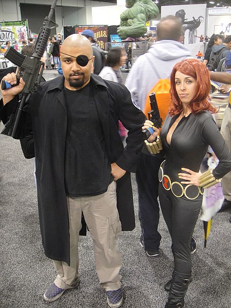 File:WonderCon 2012 - Nick Fury and Black Widow (6873207648).jpg